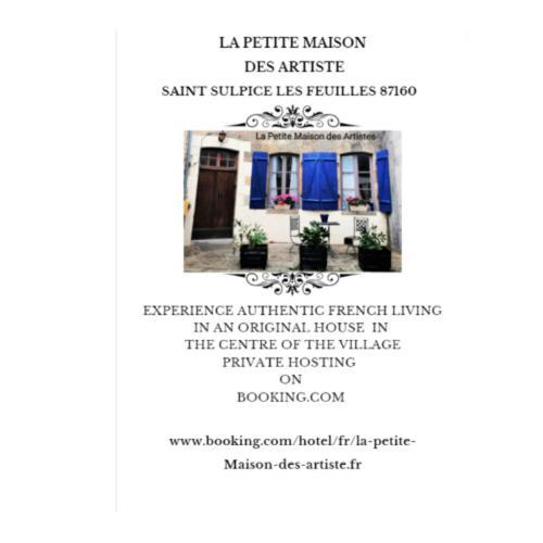Вілла La Petite Maison Des Artiste Saint-Sulpice-les-Feuilles Екстер'єр фото